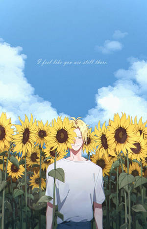 Banana Fish Ash Lynx Sunflower wallpaper. — RedMagic Astra 2 Wallpaper