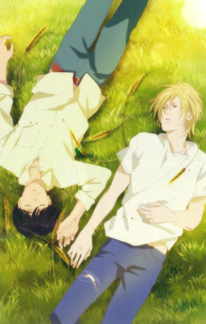 Banana Fish Ash Eiji Peace wallpaper. — Honor Pad 10 Wallpaper