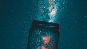 Wallpaper ng banga ng aesthetic ng kalawakan — Space aesthetic Wallpaper