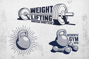 Barbell Weightlifting Art wallpaper — 3:2 Wallpaper