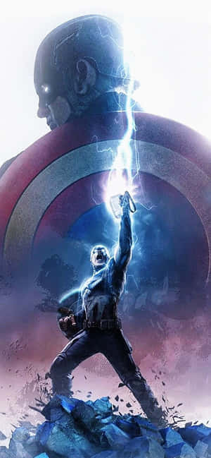 Captain America Cool — Pixel 7 Wallpaper