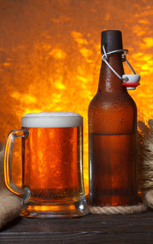 Beer Bottle Pint Ng Brown Ale — Honor Pad Wallpaper
