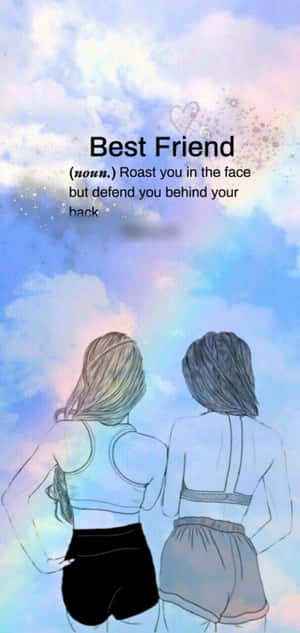 Cute Bff Pictures — iPhone X Wallpaper