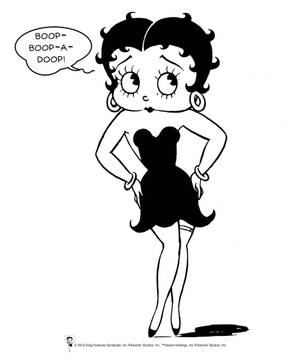 Betty Boop na Comic Art na wallpaper — Motorola Razr 70 Ultra Wallpaper