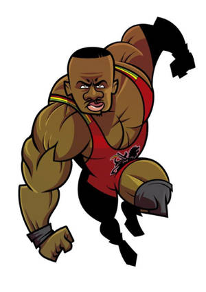 Big E Ewen Cartoon Art wallpaper — OnePlus Pad Go 2 Wallpaper