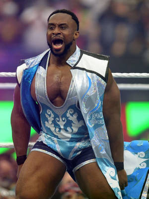 Wallpaper ng Big E SummerSlam 2021 — 3:4 Wallpaper