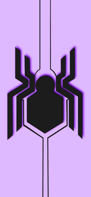 Black And Purple Aesthetic Spider — Pixel 9 Pro Wallpaper