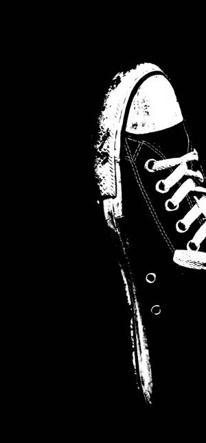 Cartoon Sneaker — 1290x2796 Wallpaper