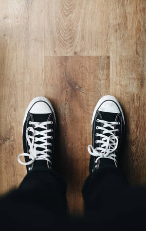 Black Converse sneakers wallpaper — Redmi K Pad 2 Wallpaper
