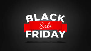 Black Friday sale banner wallpaper — Chromebook Wallpaper