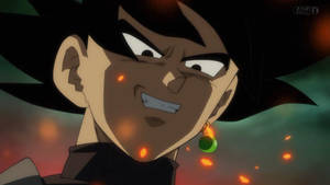 Black Goku na Nakangisi nang Nakakabigla