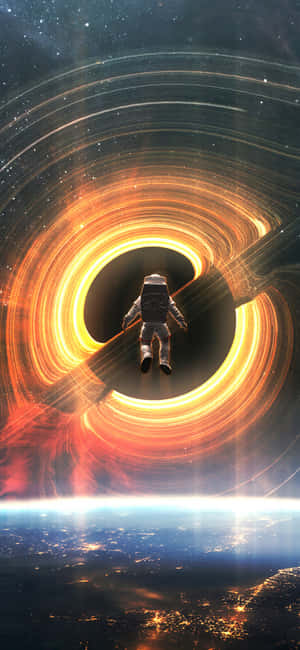 Larawan ng Black Hole — iPhone 18 Wallpaper