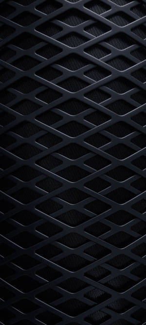 Wallpaper ng itim na iPhone na grid ng rhombus — Redmi A7 Wallpaper