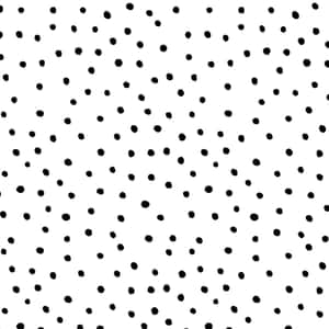 Itim na Polka Dots — iPad (A16) Wallpaper