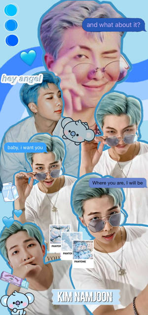 Asul Bts Rm Cute — 1320x2868 Wallpaper