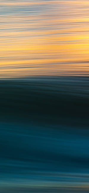 Blue And Gold Brush Art wallpaper — iPhone 15 Plus Wallpaper