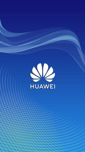 Blue Huawei Logo mobile wallpaper