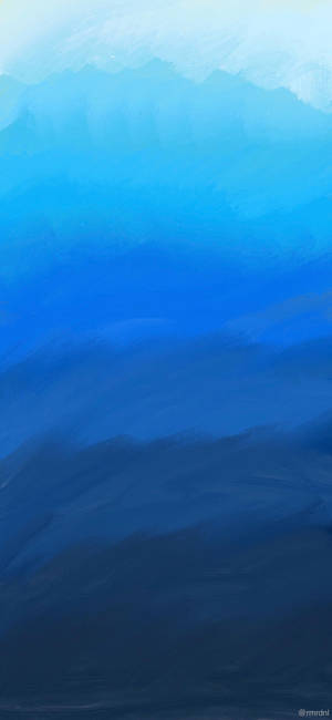 Asul na Pintura Shades Minimalist Android — Galaxy Note Wallpaper