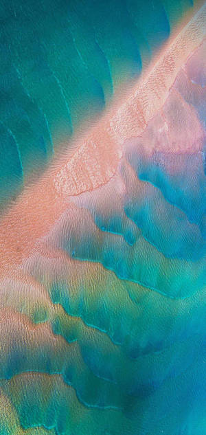 Note 10 abstract na asul na dagat wallpaper