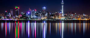 Blurred Light Cityscape na wallpaper.
