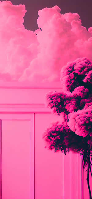 Bright Pink Background — iPhone 17e Wallpaper