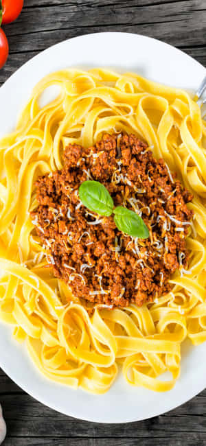 Iphone X Pasta Background — Motorola Edge Wallpaper