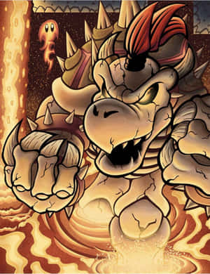 Bowser - Ang Nakakatawang Kaaway ni Mario — Kindle Paperwhite Wallpaper