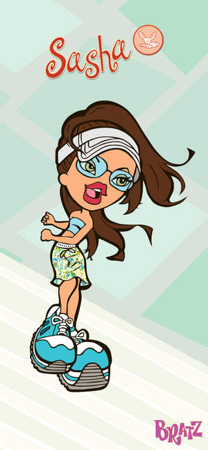 Bratz manika Sasha digital art wallpaper — iPhone 17 Pro Wallpaper
