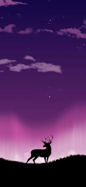 Reindeer background — iPhone 17e Wallpaper
