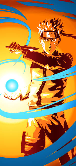 Dilaw na Naruto — iPhone 12 Pro Max Wallpaper