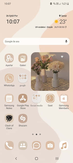 Aesthetic Widgets Pictures — iPhone 17 Pro Max Wallpaper