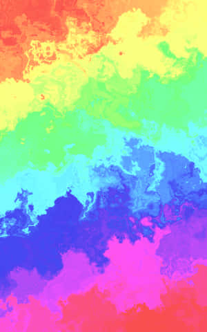 Rainbow Iphone — Moto Pad 70 Pro Wallpaper