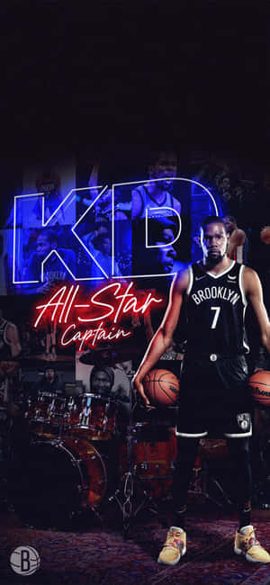 Brooklyn Nets background — iPhone 16e Wallpaper