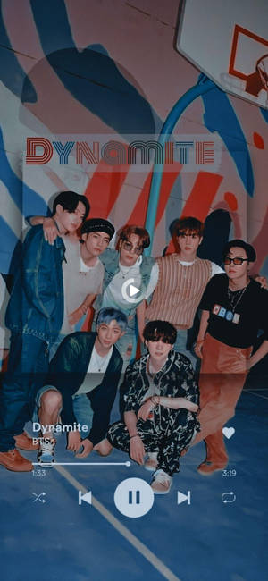BTS 2021 Dynamite Naglalaro — 19.5:9 Wallpaper