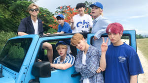 BTS Group Photo Saipan wallpaper