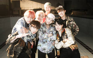 BTS Group Photo Sa Fire MV wallpaper
