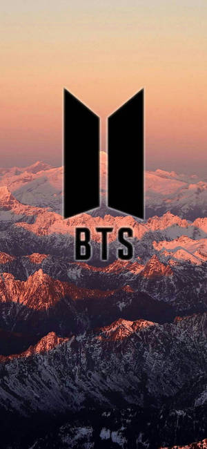 BTS Logo Sa Aesthetic Mountain wallpaper — iPhone 18 Pro Wallpaper