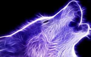 Galaxy Wolf background — Galaxy na lobo Wallpaper