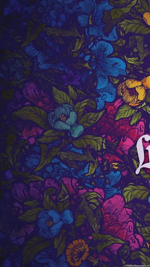 Bulaklak Graffiti Floral Iphone