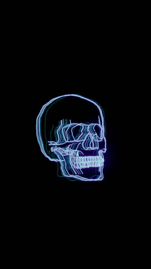 Bungo Neon Aesthetic Dark Blue HD — Aesthetic Dark Blue Wallpaper