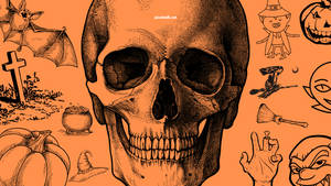 Bungo ng Halloween na Vintage