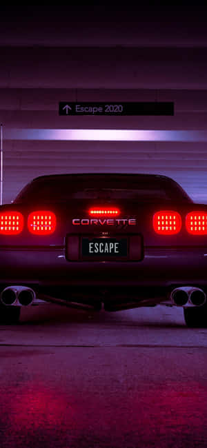 Mga larawan ng C4 Corvette — iPhone 17e Wallpaper