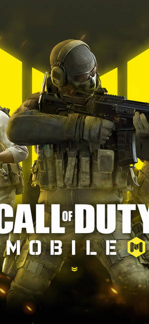 Call Of Duty: Mobile Logo Ghost — iPhone 15 Wallpaper