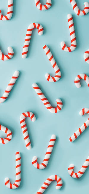 Pastel na kulay ng candy cane na wallpaper — 1290x2796 Wallpaper
