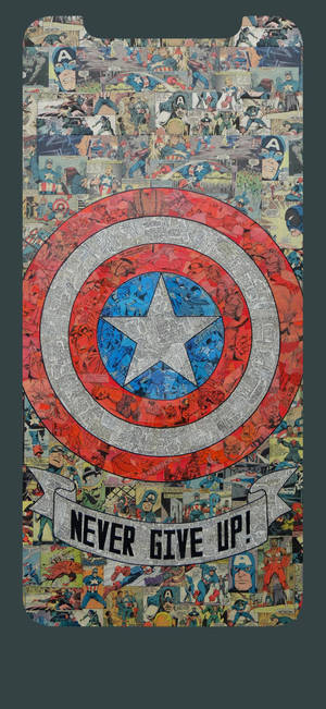 Captain America Iphone Comics Art — 1290x2796 Wallpaper