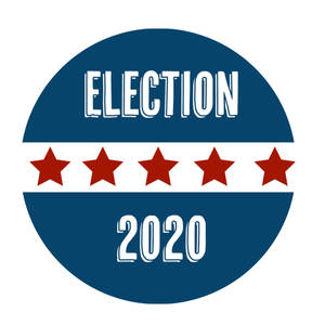 Election 2020 sticker wallpaper