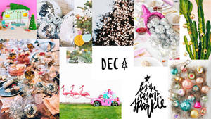 Pampalamutang Christmas Collage wallpaper — Paskong collage Wallpaper
