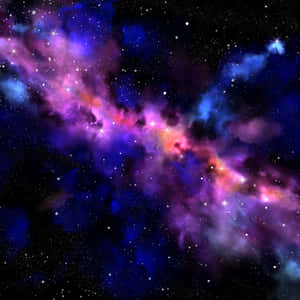 Background ng mga Bituin ng Galaxy — iPad Pro 11 Wallpaper