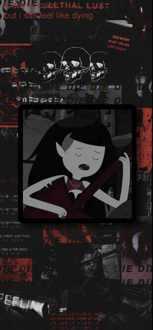 Alt Aesthetic Marceline — iPhone 16 Wallpaper