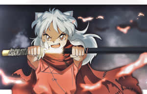 Caption: Tessaiga, ang Legendariong Demon Sword na Pinalabas.